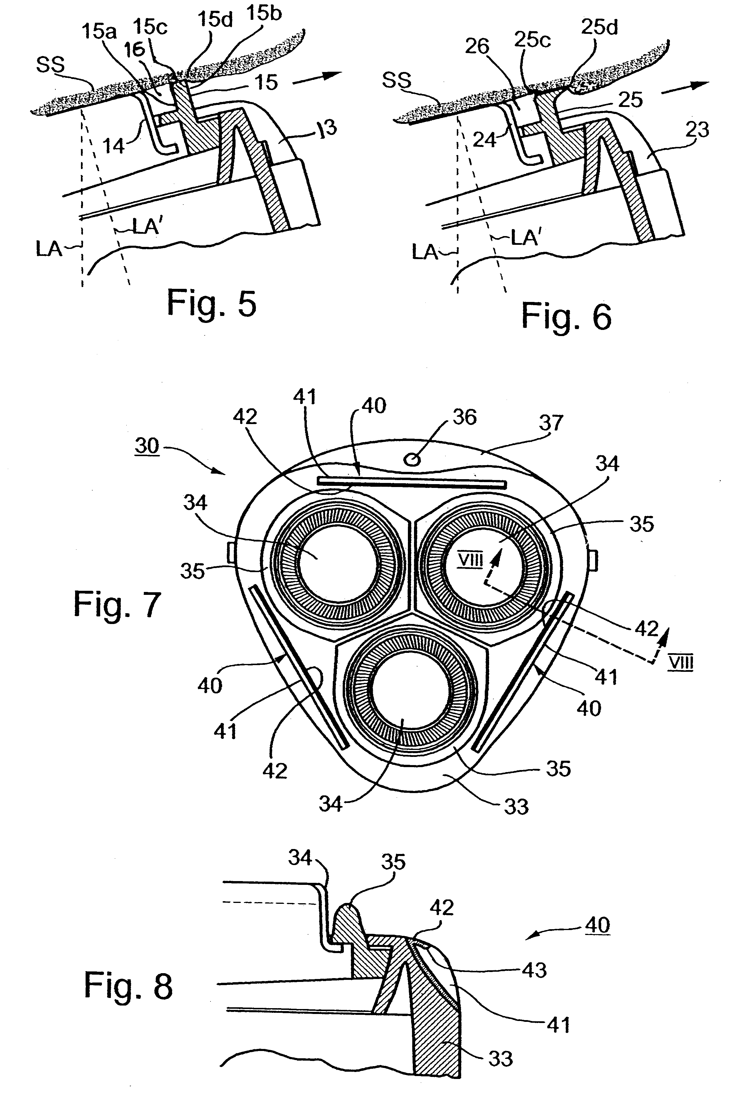 Shaving apparatus particularly useful for wet shaving with an electrical shaver