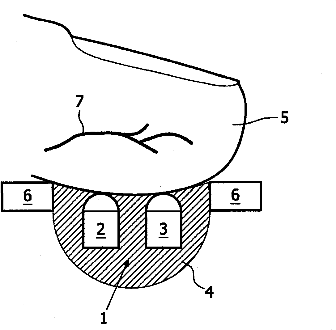 Contactless respiration monitoring of a patient and optical sensor for a photoplethysmography measurement