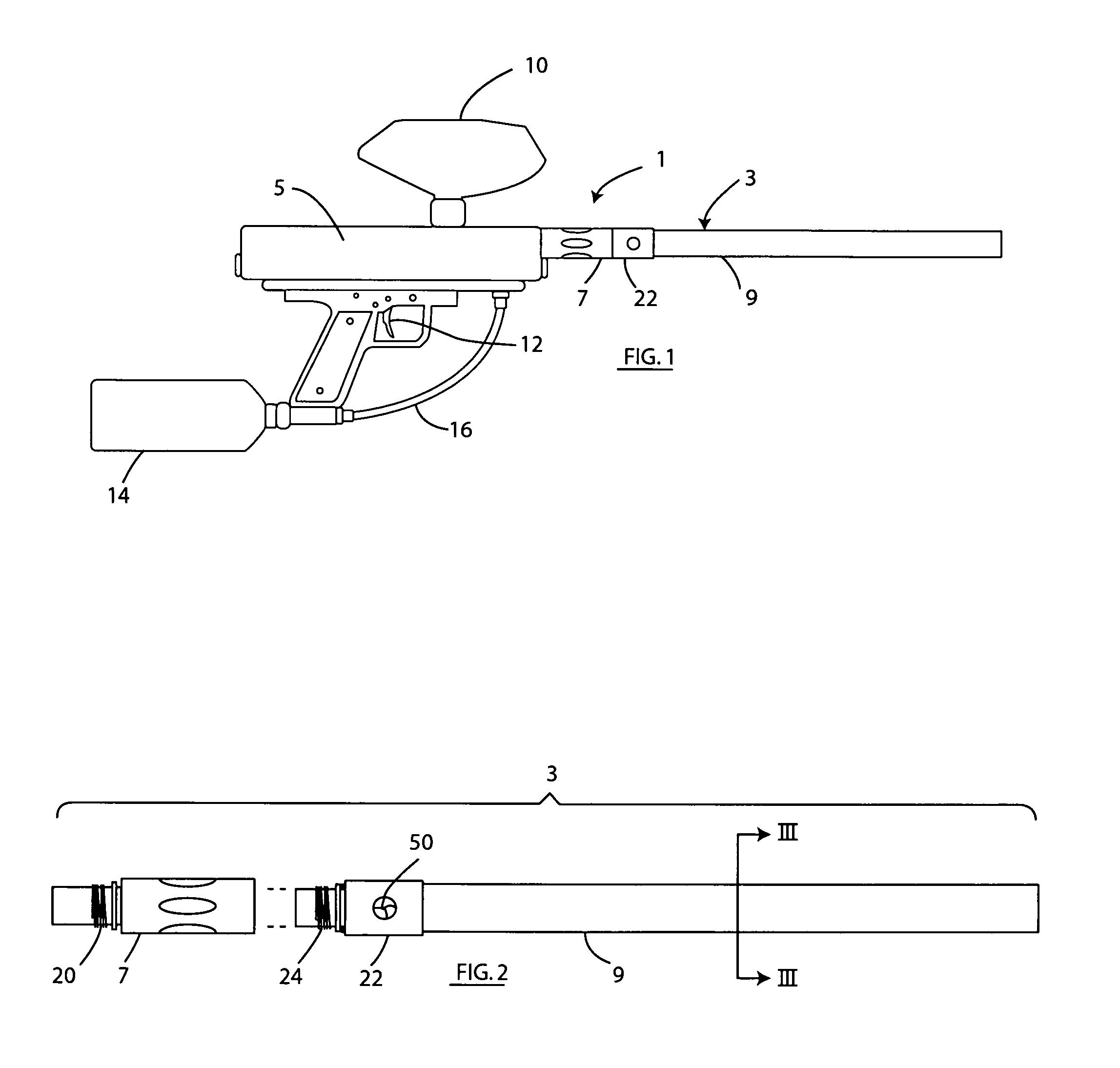 Barrel system for a paintball marker