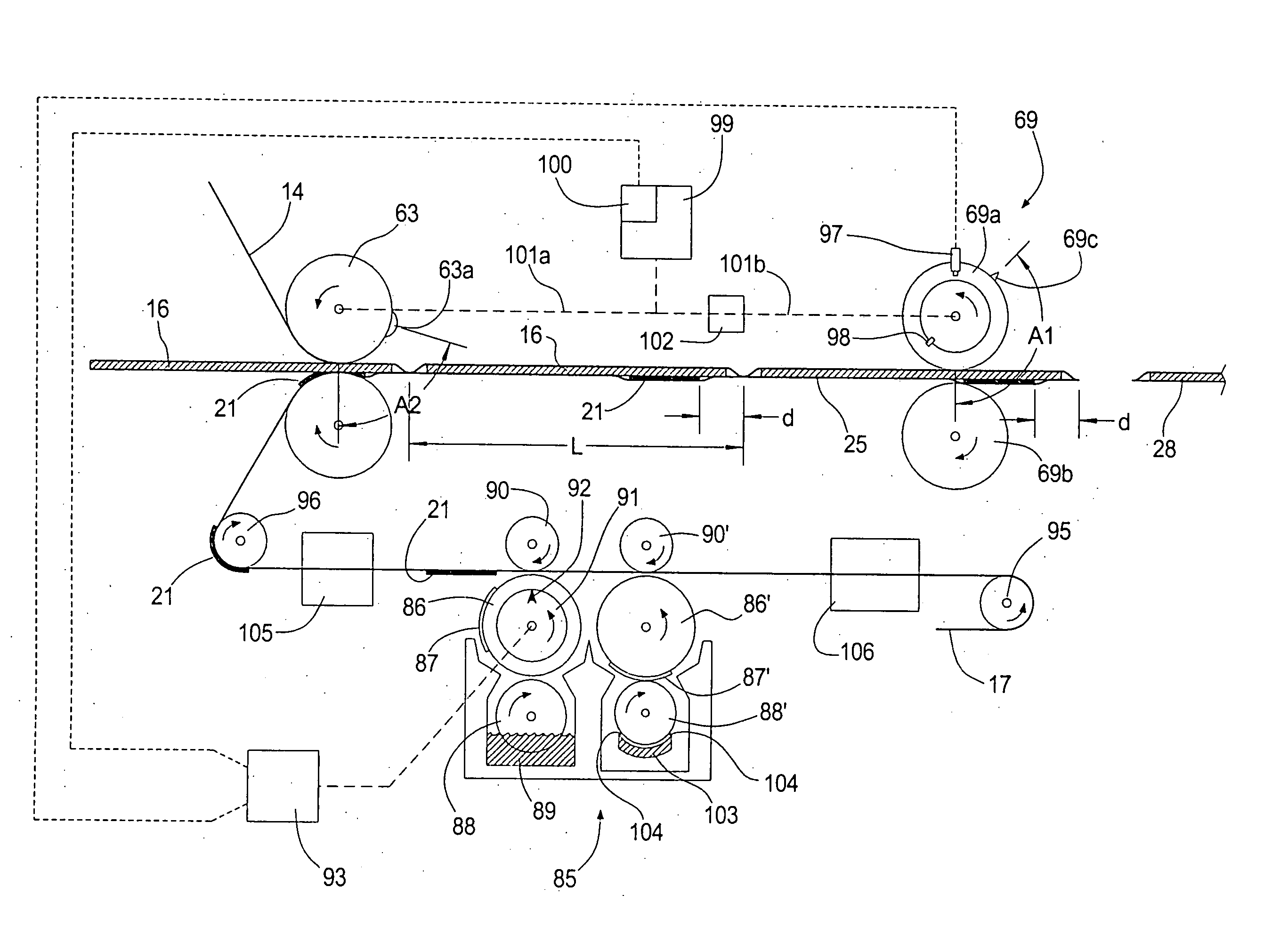 System and method for incorporating graphics into absorbent articles