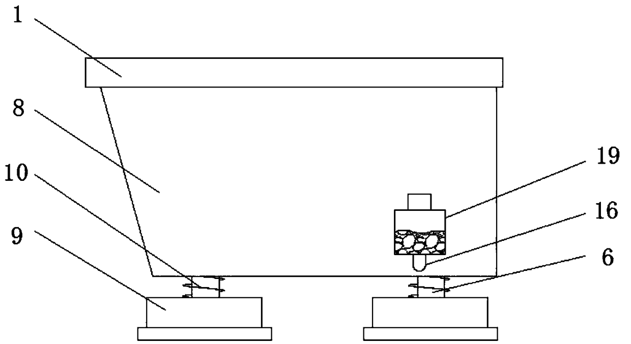 Waterproof conveying device for logistics storage