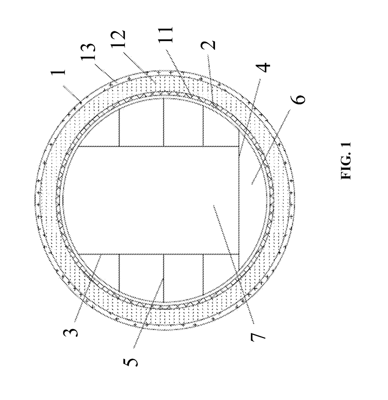 Prefabricated bamboo composite utility tunnel