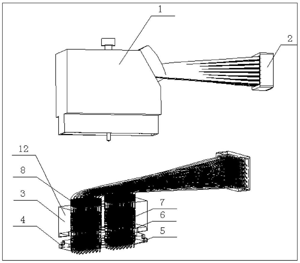 A production quality inspection system for electric locomotive connectors