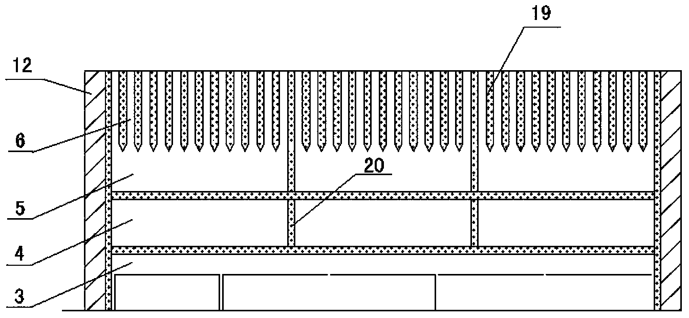 Three-sectional expansion-resistance composite muffler applied at air outlet of heat pump