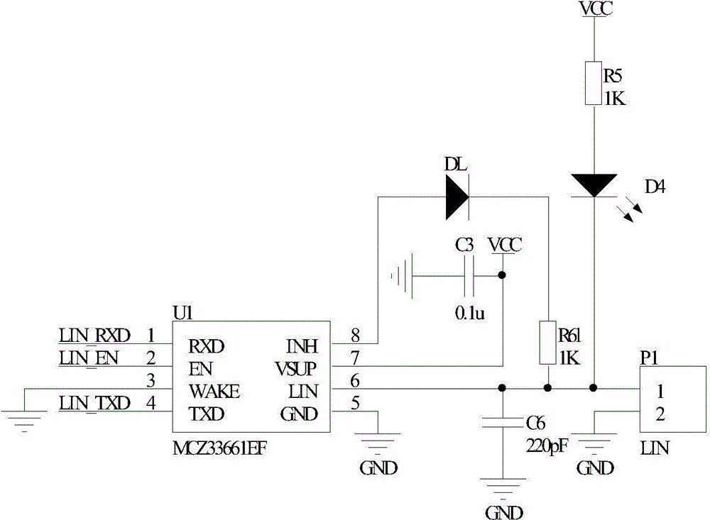 Automobile rear collision early warning system and method based on visible light communication