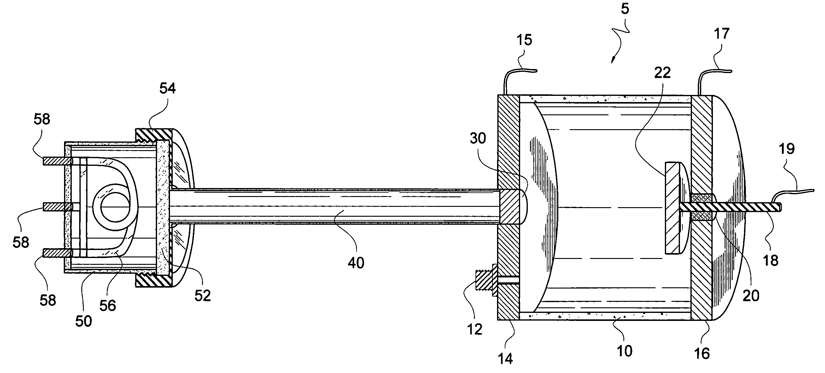 Method and apparatus for measuring purity of noble gases