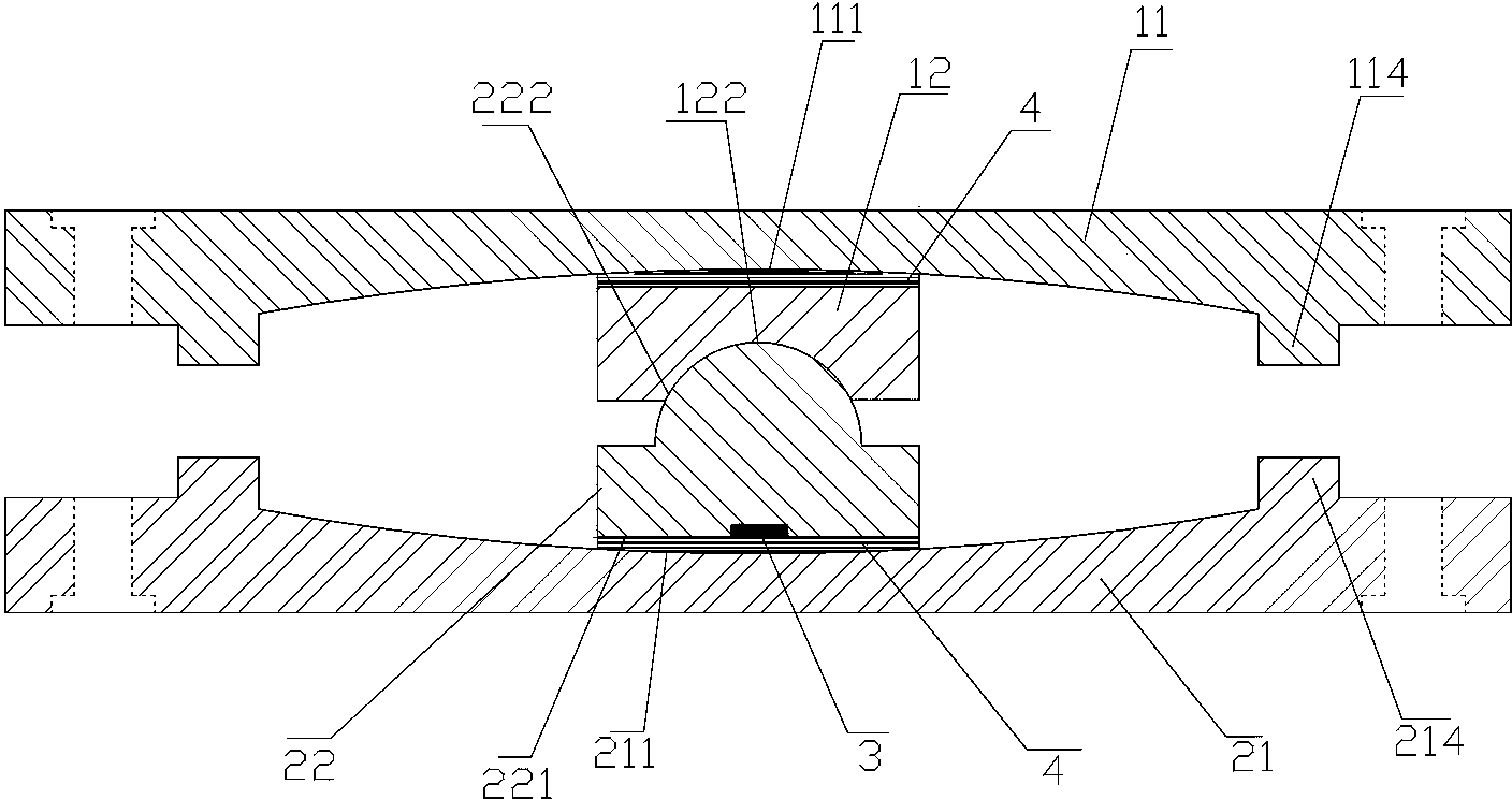 Friction pendulum vibration isolation device and pressure monitoring structure thereof