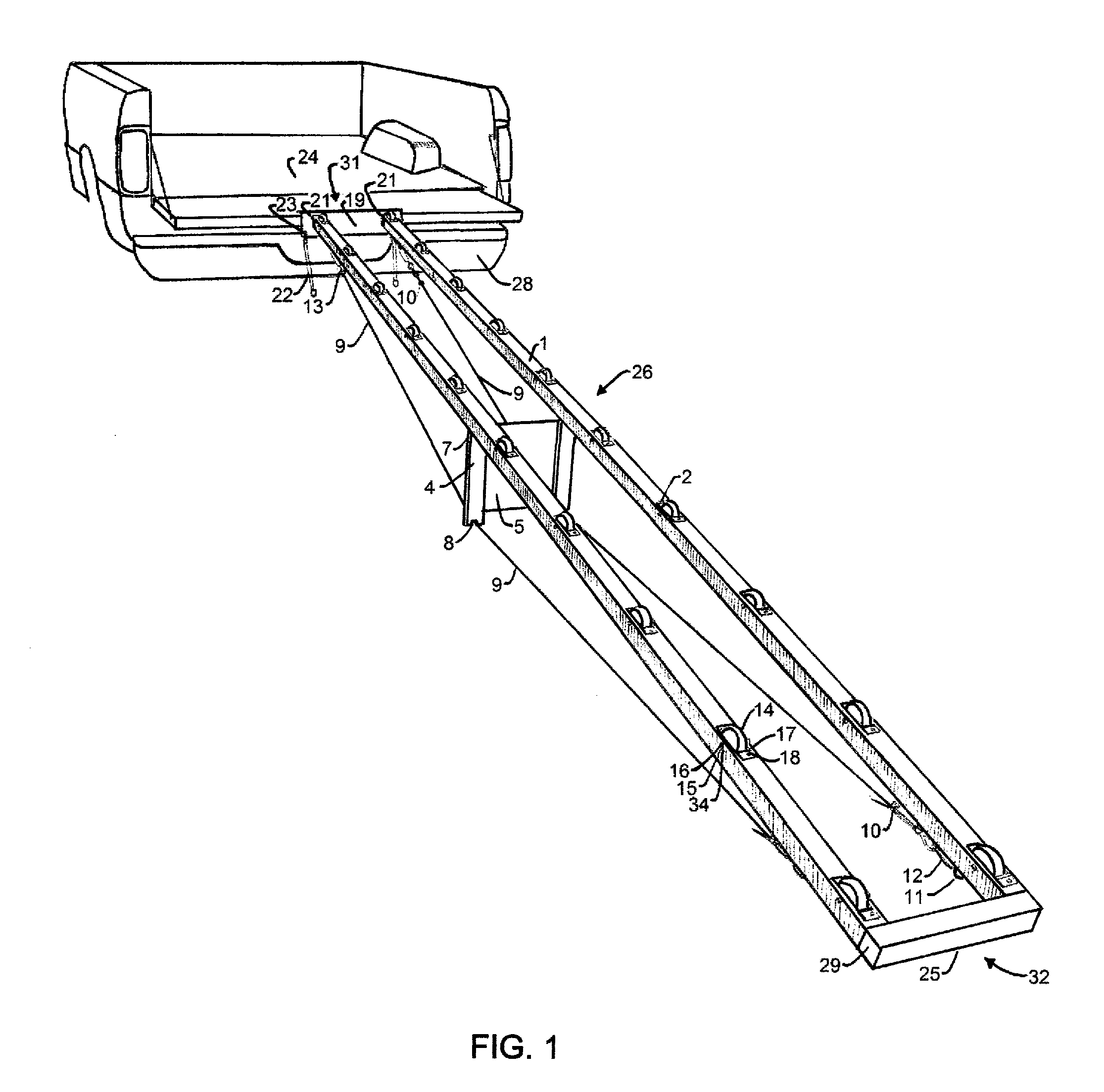 Portable and collapsible loading and unloading ramp