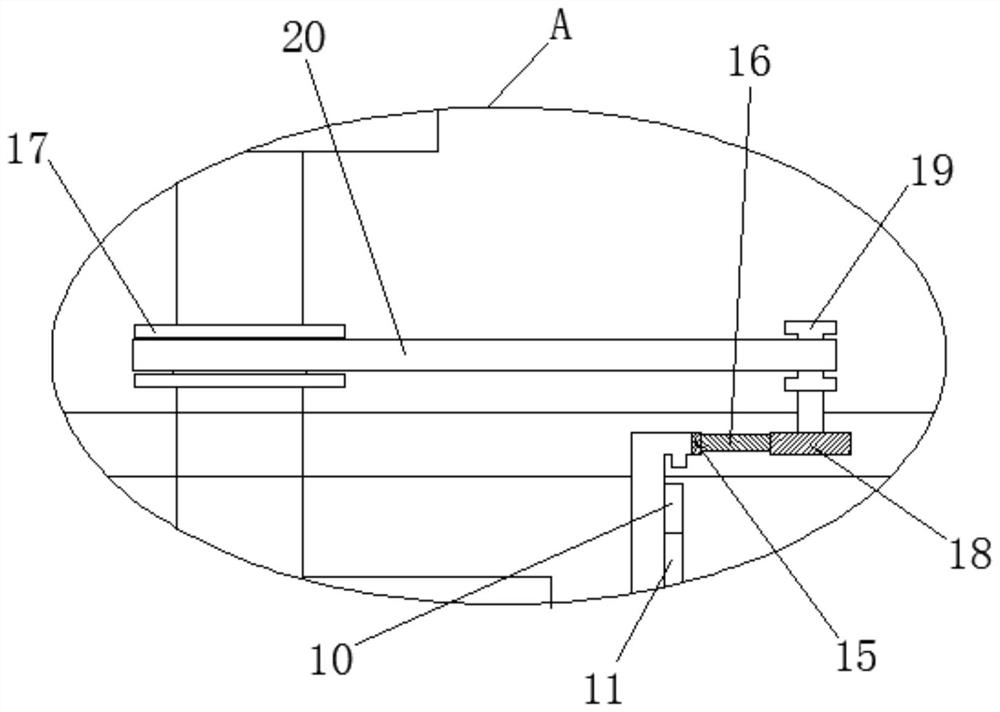 Duck feed crushing device