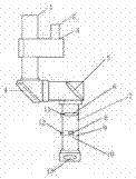 Spot-adjustable laser cladding head