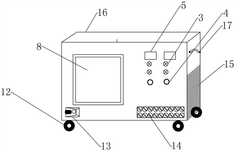 Displacement monitoring device and method for main distributing valve of hydraulic turbine governor