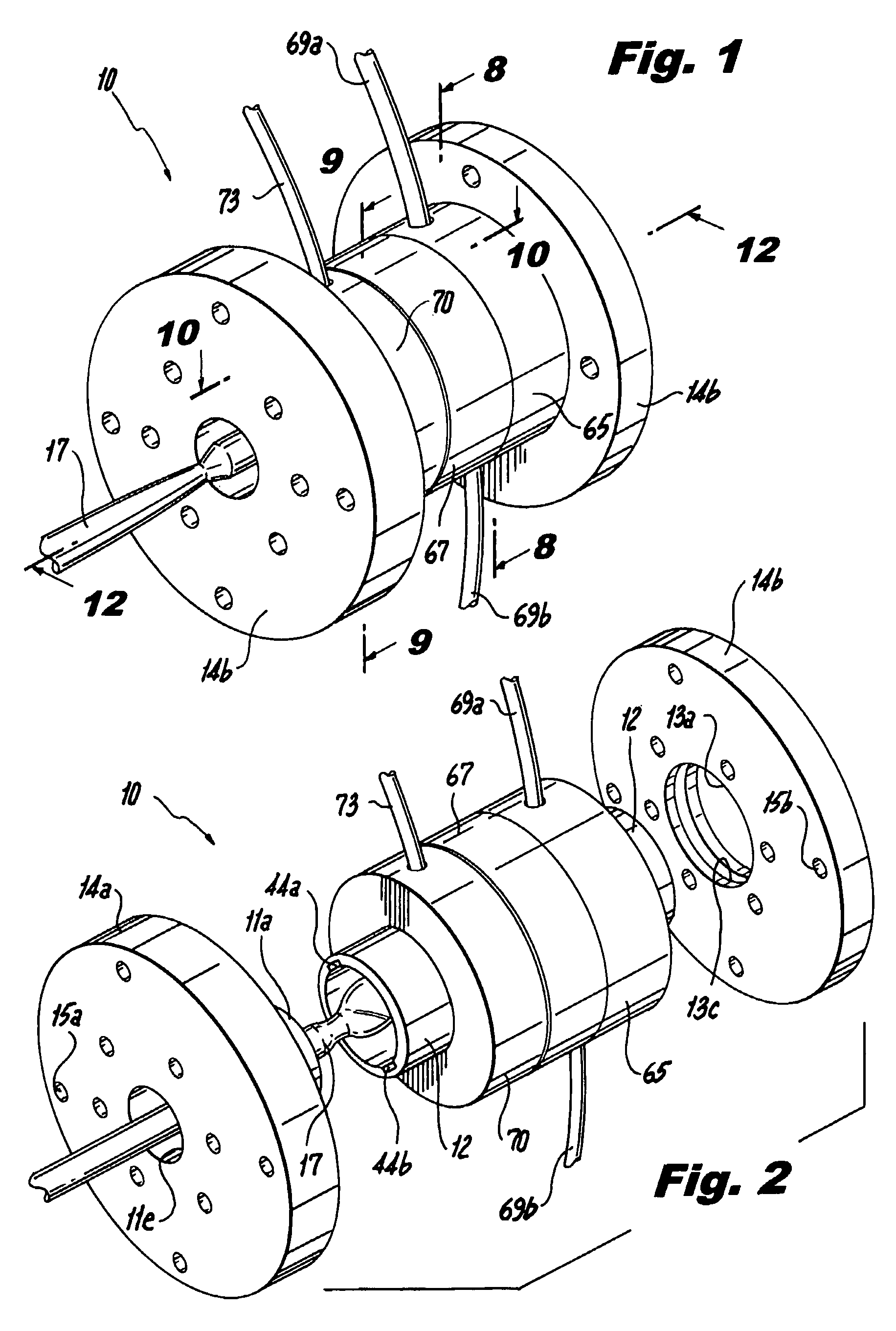 Force balanced impeller flow meter for mass flow rate control