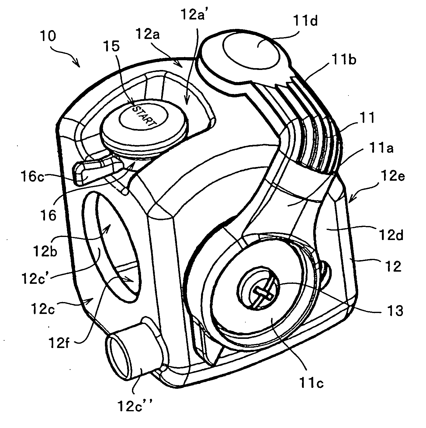 Operation unit of engine