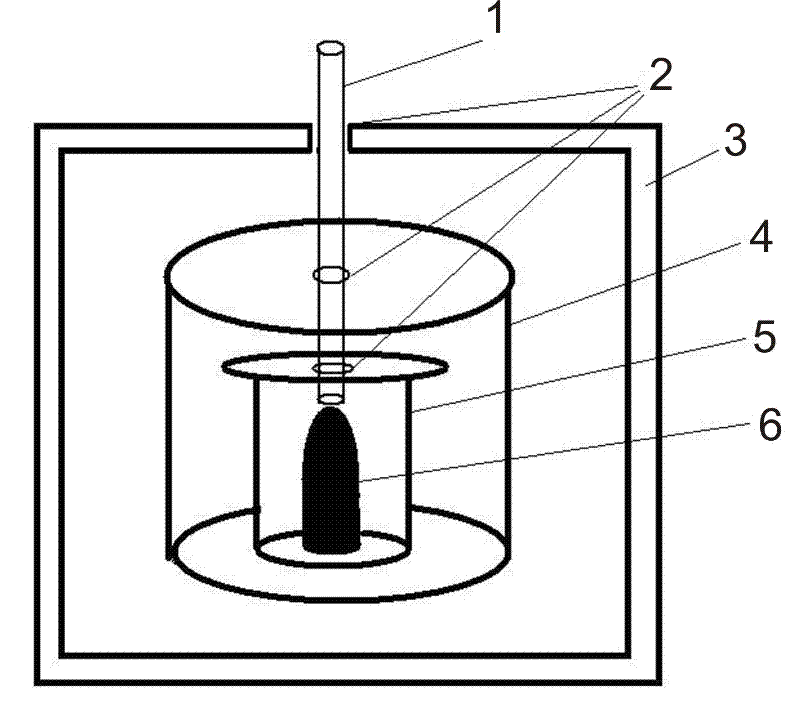 Microwave sintering method of clay-graphite crucible