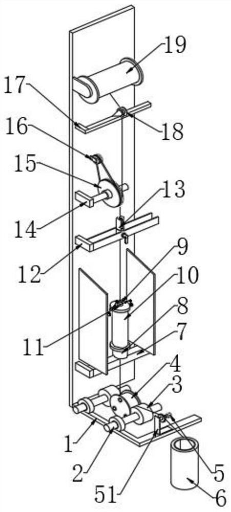 Synchronous winding equipment for back-twist copper foil wires and application method thereof