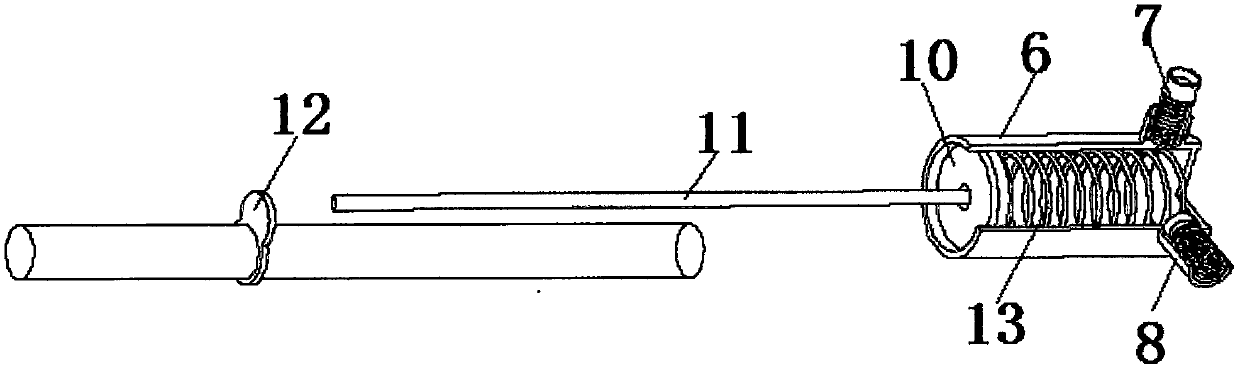 Cleaning device for slab mop