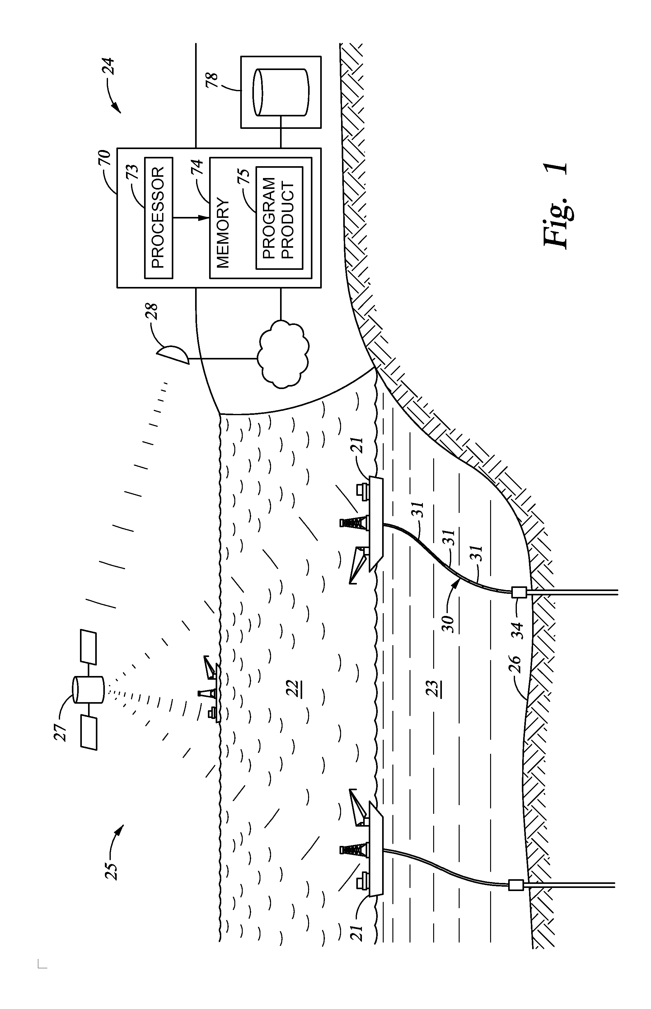 Marine composite riser for structrual health monitoring using piezoelectricity