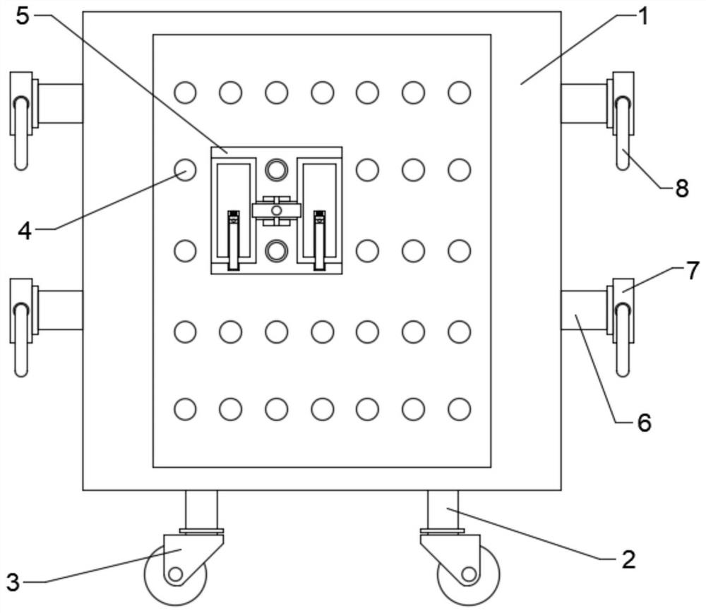 Classification display device for multi-case analysis of laws