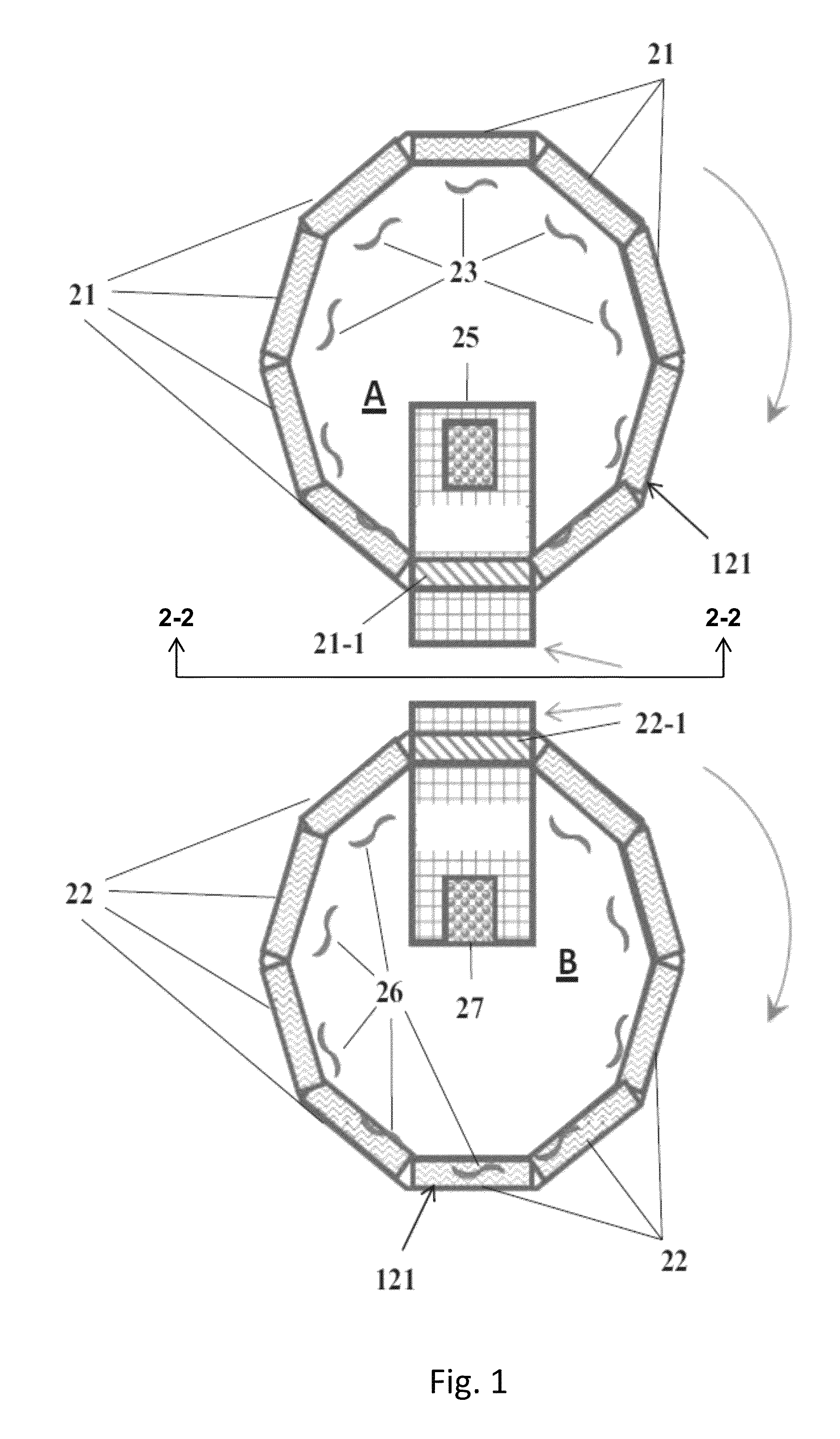 Rotating multi-monolith bed movement system for removing co2 from the atmosphere