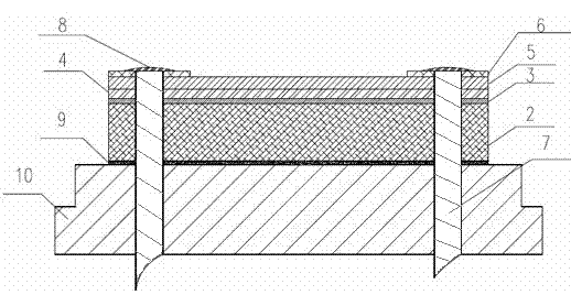 Metal film bridge igniter and preparation method thereof