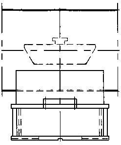 Flange mould system of shell branch hole of high-voltage switch