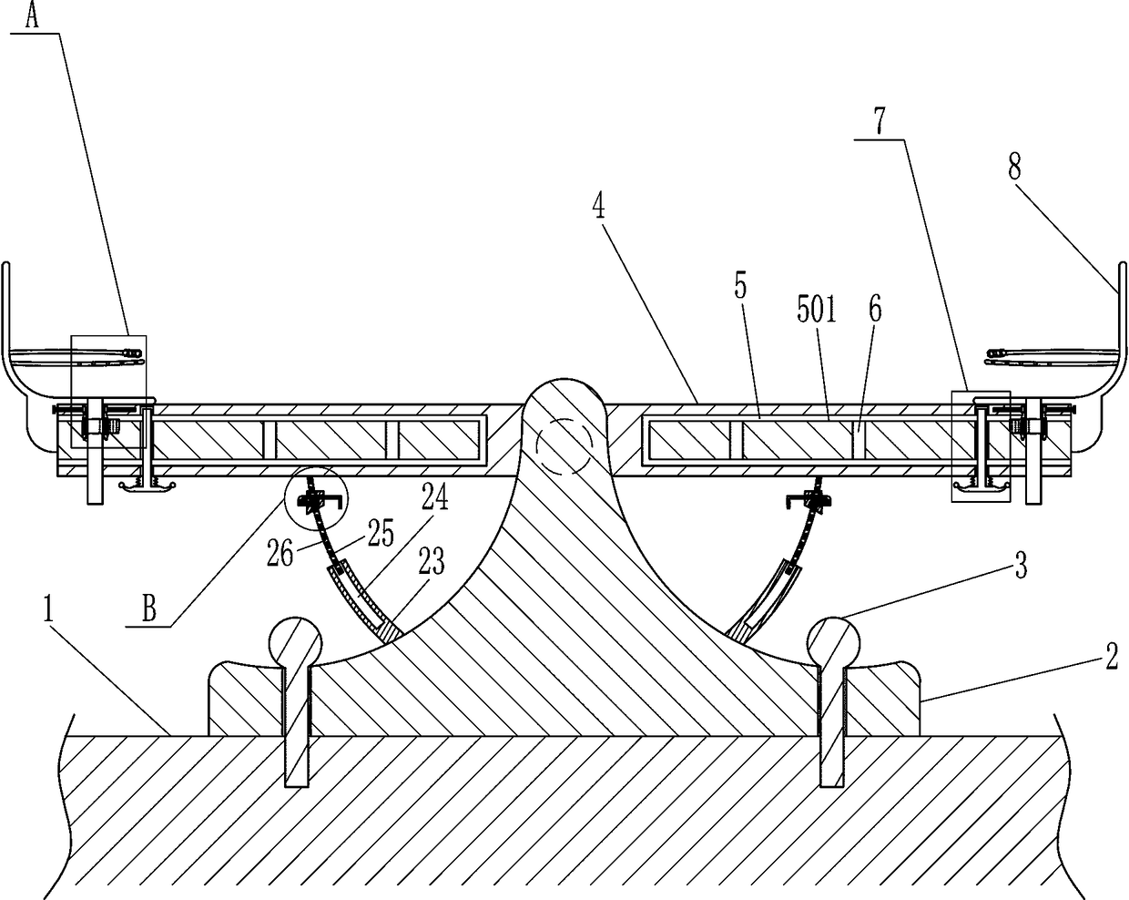 A seesaw capable of improving safety performance