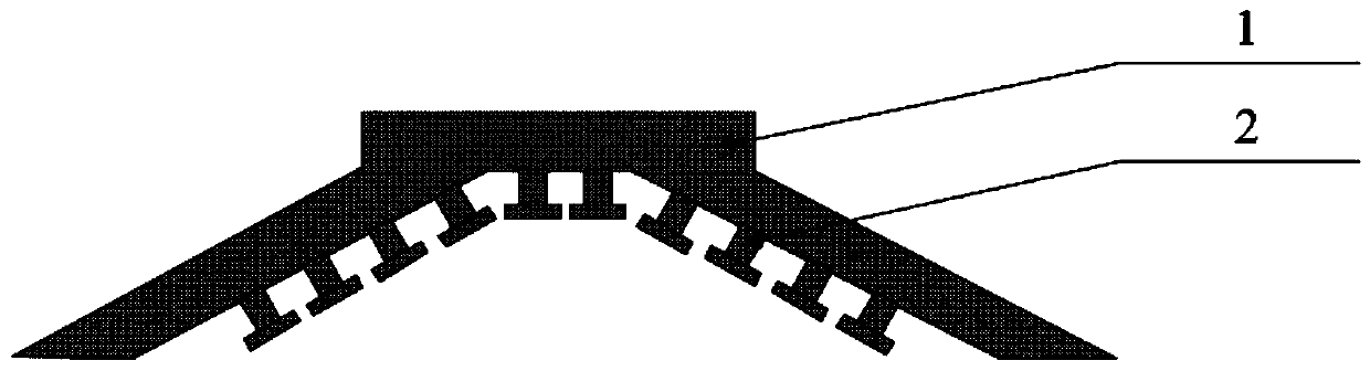 A negative pressure-assisted bionic dry adhesion pick-up structure and its preparation process