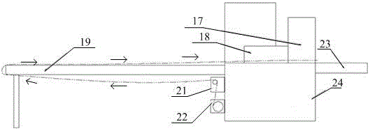 Pillow type packaging machine with ultra-short paper feeding path