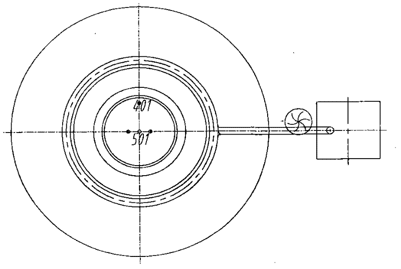 Automatic control device of material cold and hot circulation performance and operating method thereof