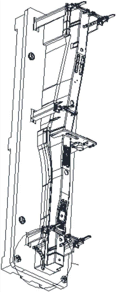 Gap measuring ruler and use method thereof