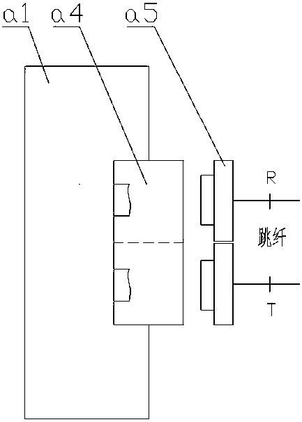 Electric power special 2M optical interface multiplexing protection channel and application method