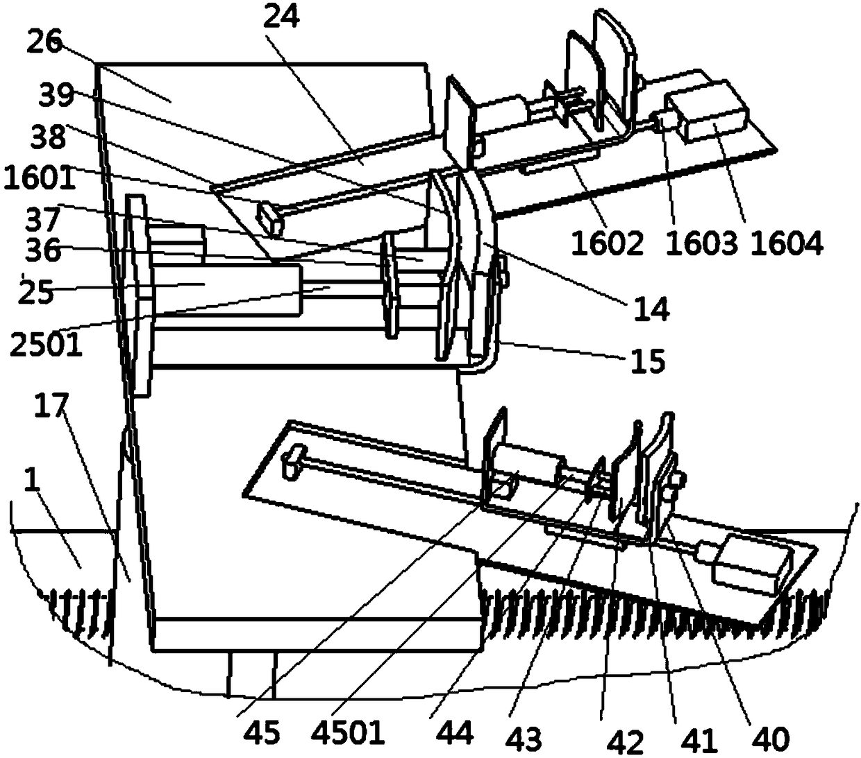 Clamping mechanism for processing musical instrument bags