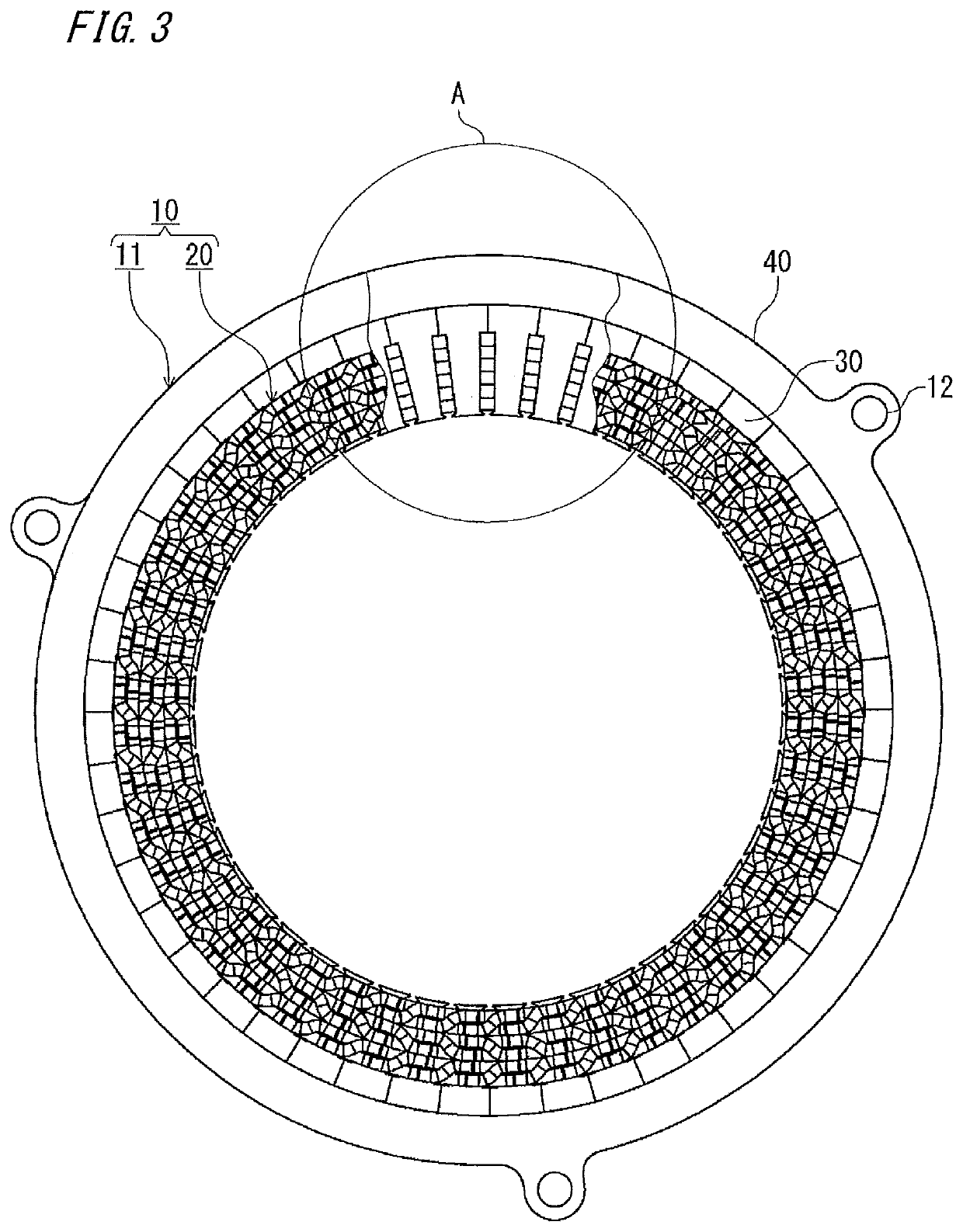 Method for producing armature, method for producing dynamo-electric machine, armature, dynamo-electric machine, and device for producing armature