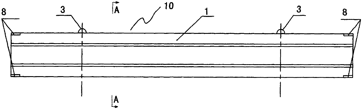 Prestressed reinforced concrete H-shaped support pile based on pre-tensioning method