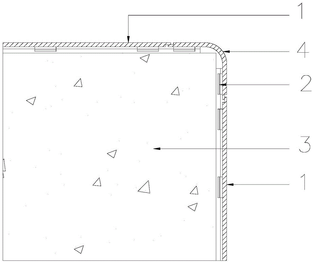 Curved hpl plate for architectural decoration and manufacturing method thereof