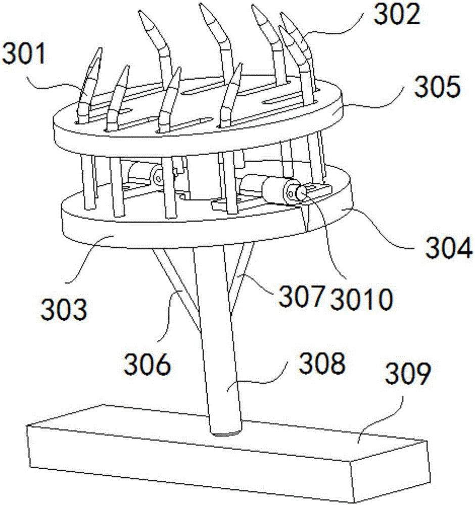 Novel instant noodle block grabbing device