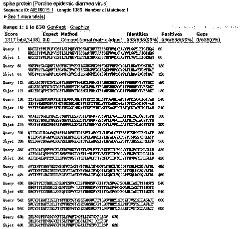 A triple subunit vaccine for porcine epidemic diarrhea, porcine transmissible gastroenteritis and porcine D-coronavirus disease