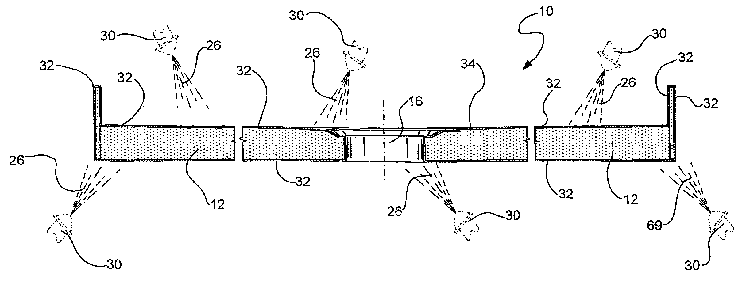 One piece shower pan and method of making same