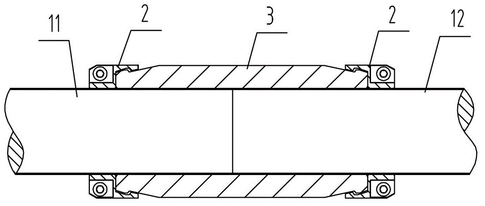 Connector with rotation-stop nuts, and installation method thereof