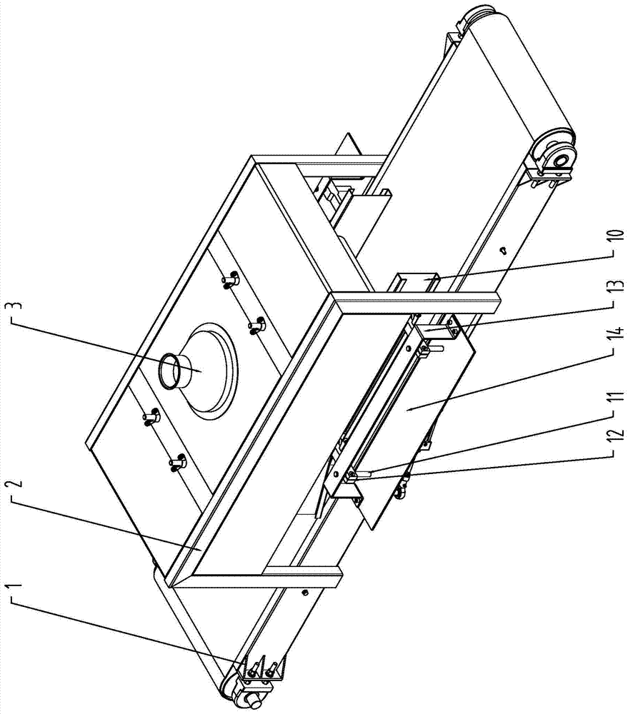 Packaging bag all-round shaping conveyor