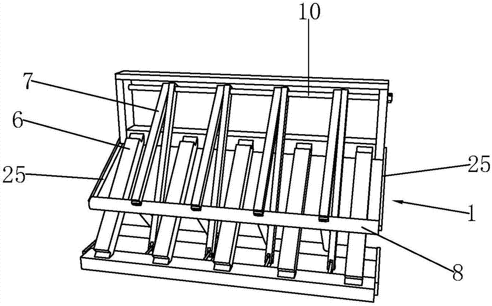 Support scaffold for ancient building gallery bridge and construction method of support scaffold