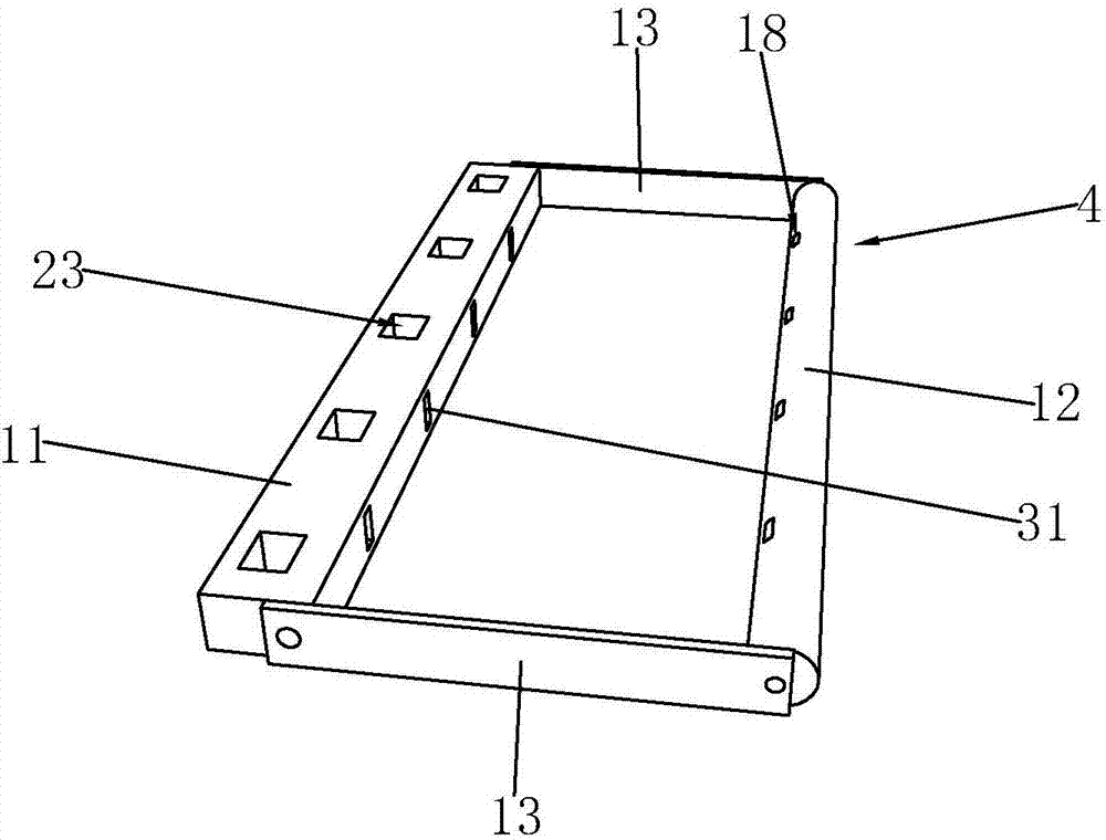 Support scaffold for ancient building gallery bridge and construction method of support scaffold