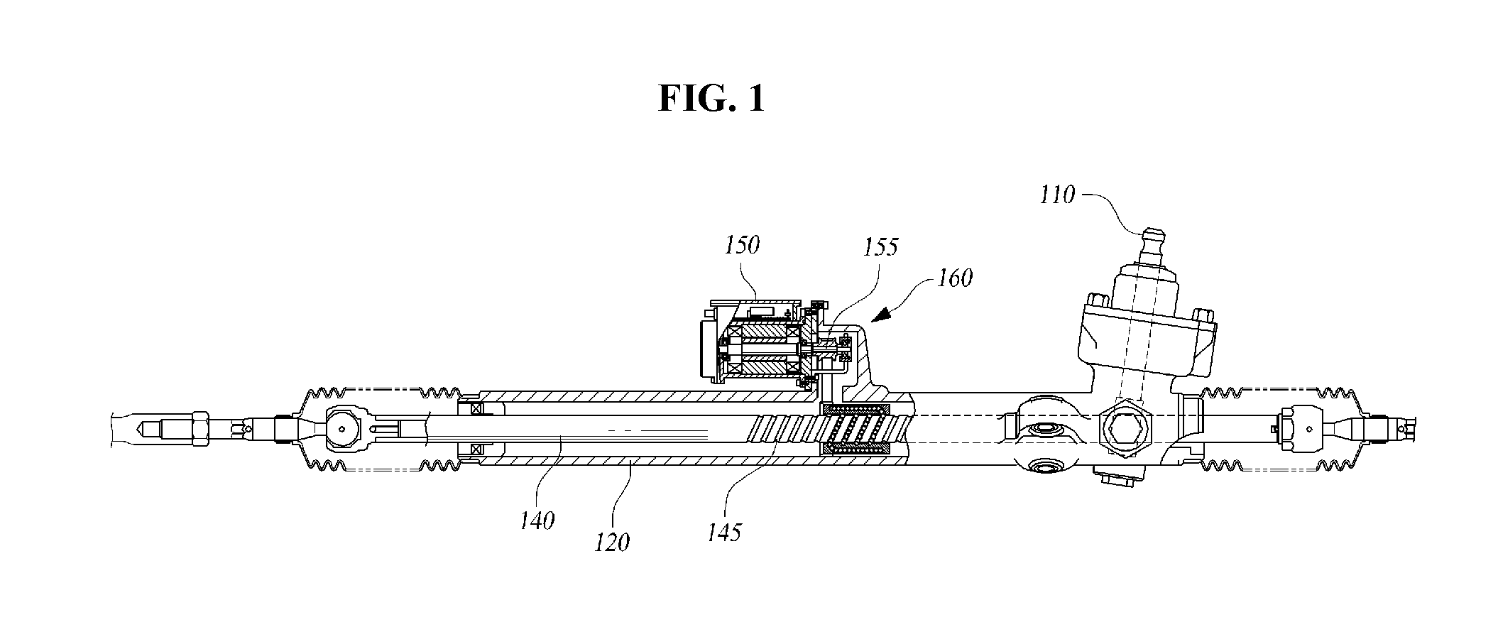 Rack assist type electric power steering apparatus