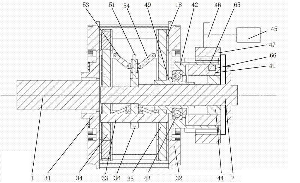 Period reciprocating magnetic edgy current shaft coupling