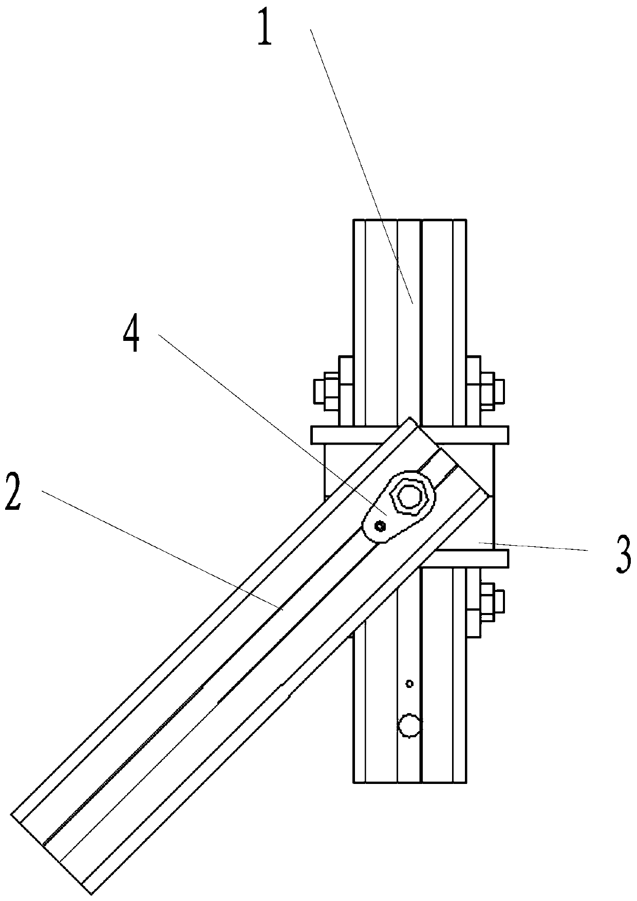 A multi-degree-of-freedom profile connection component