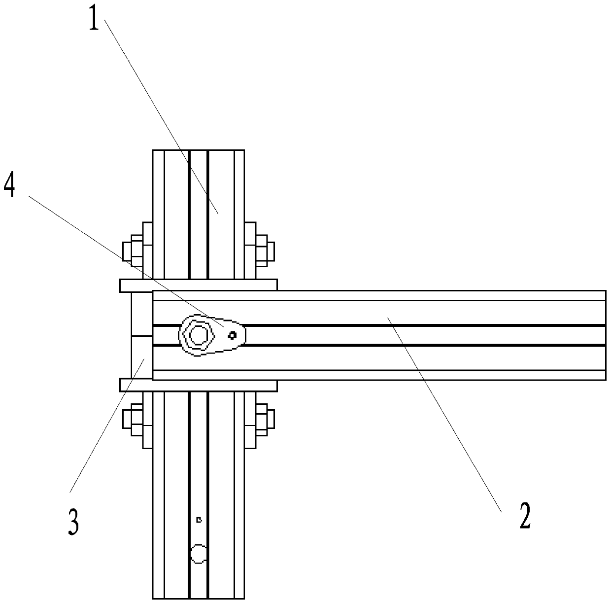 A multi-degree-of-freedom profile connection component