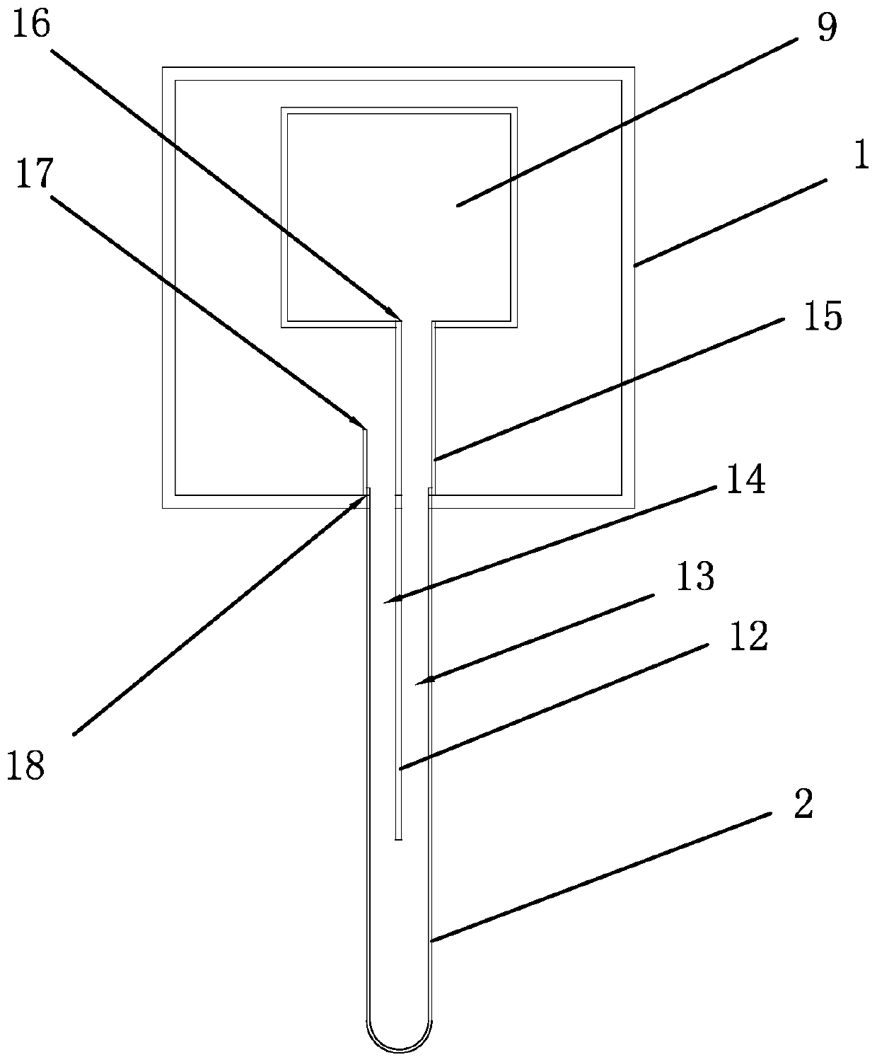 An Air Heat Collector with Vacuum Tubes Connectable in Series