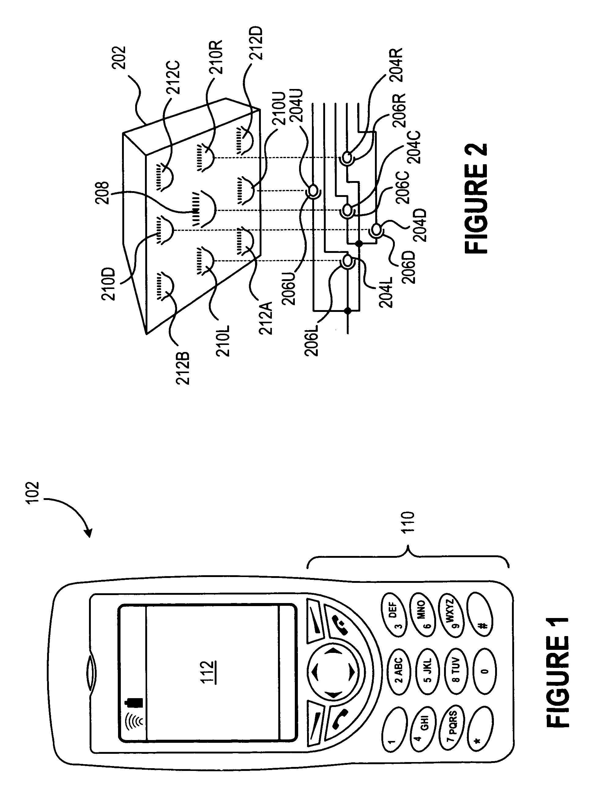 Key press disambiguation using a keypad of multidirectional keys