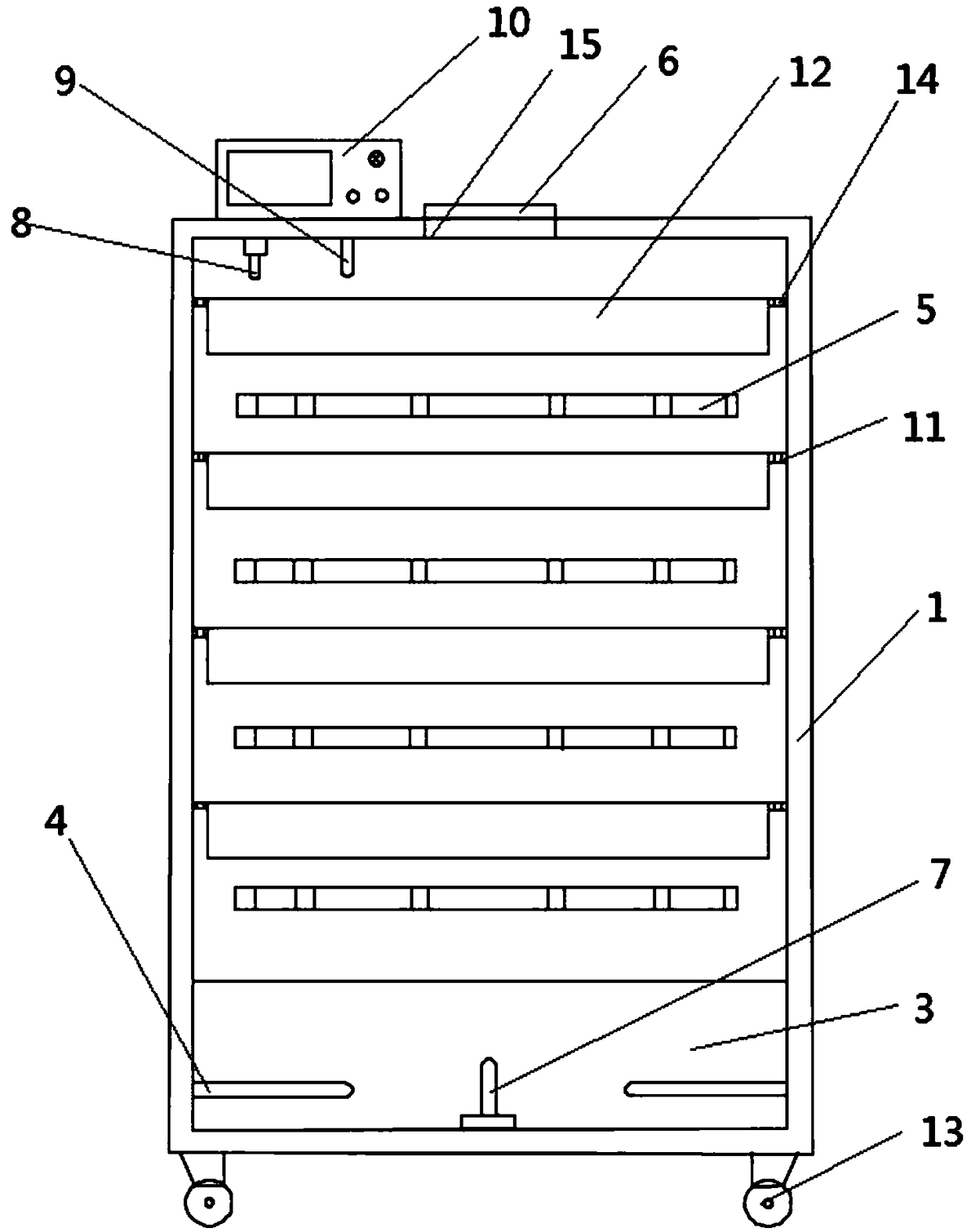 Controllable and constant-temperature tea leaf fermentation machine