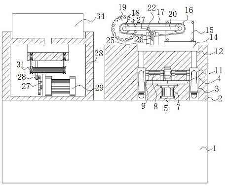 Processing equipment for helical gear pair keyway